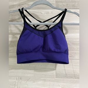 Purple Target Sports Bra with Pads (worn once)